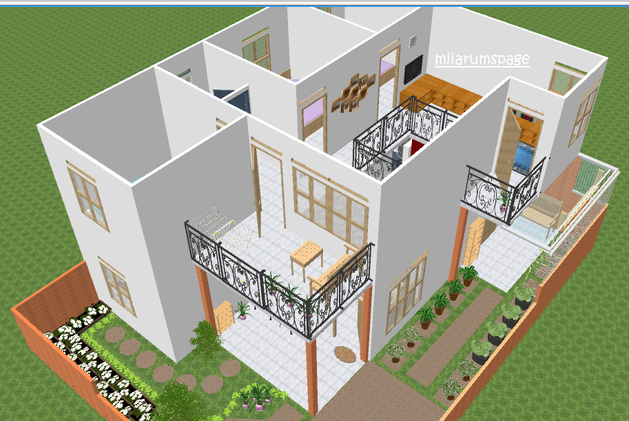 Lihat Pameran Desain  Rumah Minimalis 2 Lantai  Sejuk Gambar 